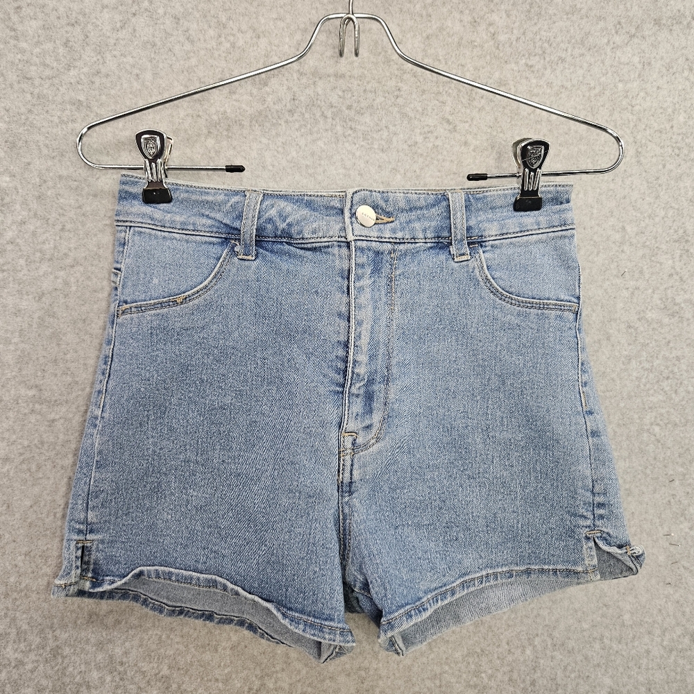 H&M Denim Shorts‎ High Waist Stretch Women's Size 2
